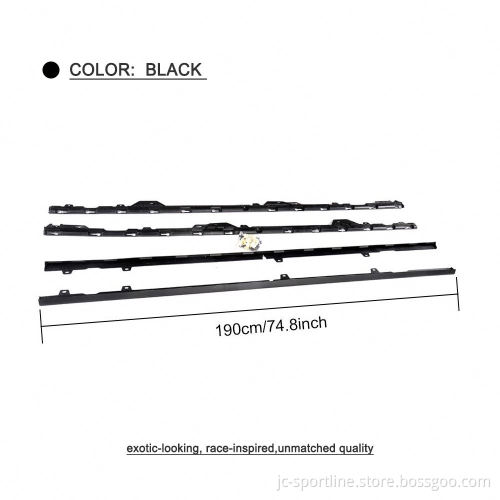 ABS Car Side Skirt Kit for Volkswagen Golf MK7 7 and 7.5 (2014-2018)